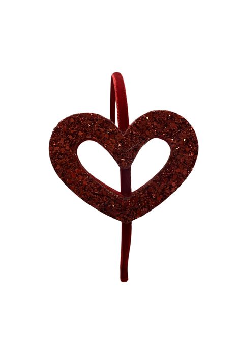 Cerchietto cuore glitter Rò Rò | CR.412 GLIT CUORERO